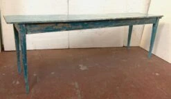 20th Century Patina Solid Fir Farm Table -Room Fold Zone 00bc69b2 ed5b 4c98 be0c 15849c729636
