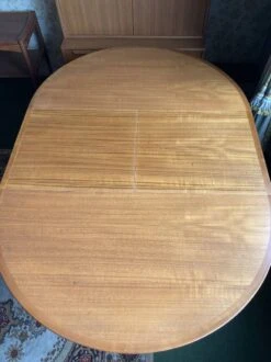 Round Vintage Teak Dining Table 1960s With Extension 11 Round Vintage Teak Dining Table 1960s With Extension -Room Fold Zone 00cf3deb 2c66 4c83 b0fa 9e37577db3b9
