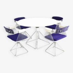 Delta Dining Room Set By Rudi Verelst For Novalux, 1974, Set Of 5 -Room Fold Zone 01c611ef 747b 4edf a88a 1a6d084a4140