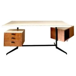 Vintage Office Desk, Osvaldo Borsani For Tecno, Italy 1960s -Room Fold Zone 0330f061 63c1 4ed5 a0c0 5a9e04126c78