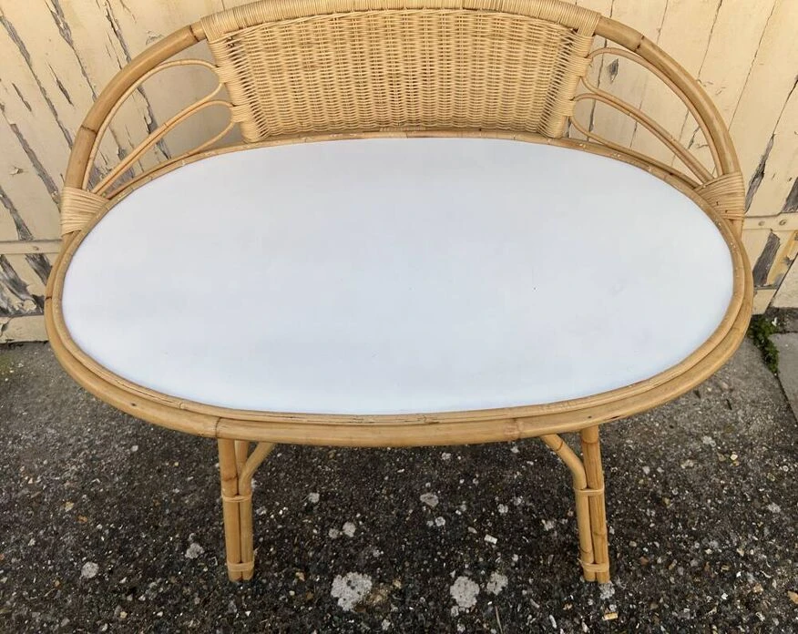 Anne Bamboo Dressing Table Vintage, 1960s 6 Anne Bamboo Dressing Table Vintage, 1960s - Image 4