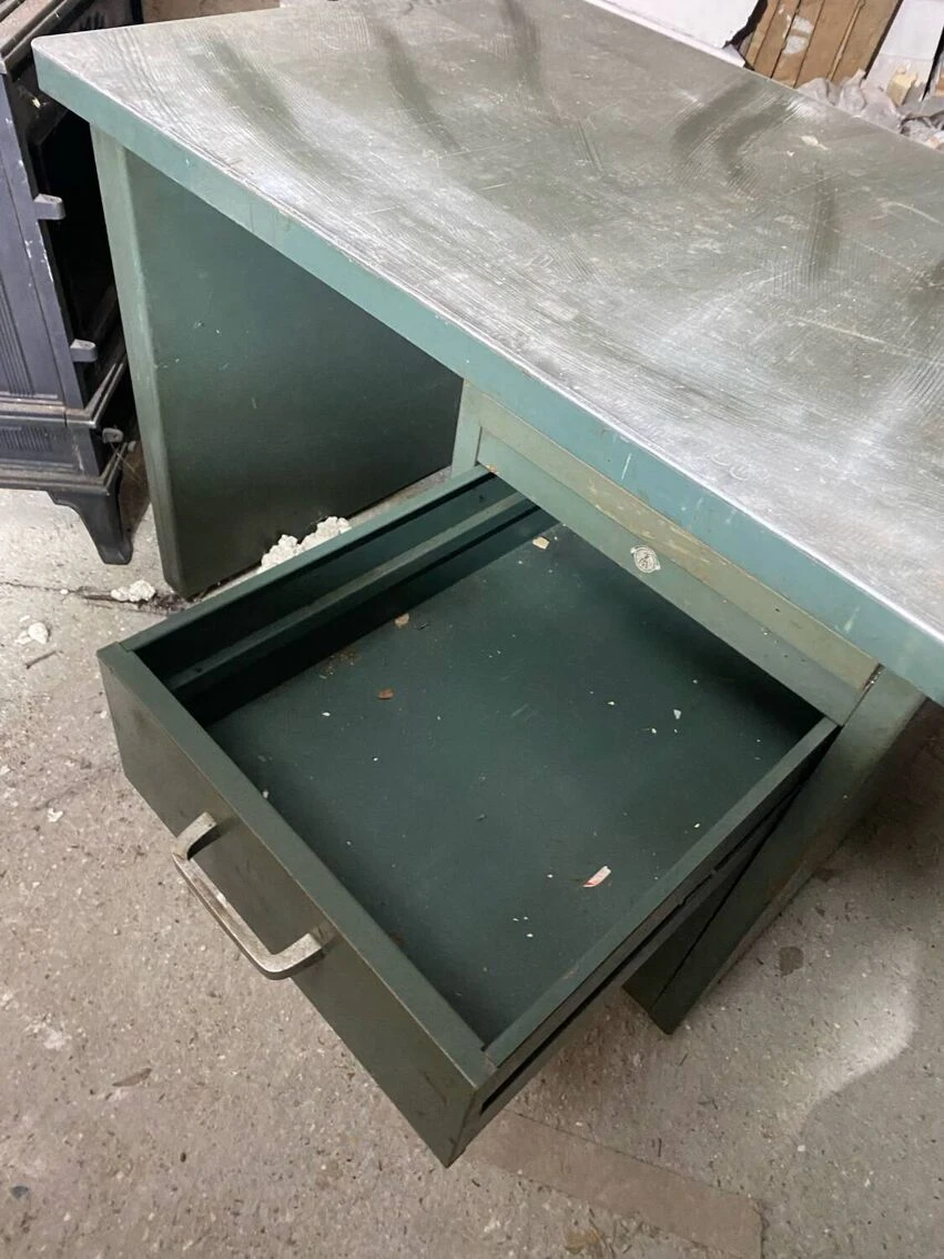 Stafor Industrial Vintage Metal Desk 4 Stafor Industrial Vintage Metal Desk - Image 2