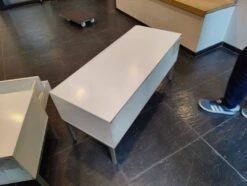 Vintage White Chest Of Drawers Brasilia Werk -Room Fold Zone 05742954 6875 4691 a06b 56ebef0f0467