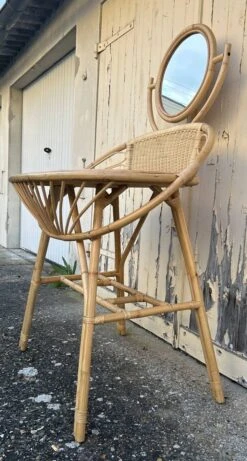 Anne Bamboo Dressing Table Vintage, 1960s 26 Anne Bamboo Dressing Table Vintage, 1960s -Room Fold Zone 06b1095d ca0e 4f31 ba85 746c2c56ad09