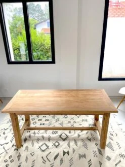 Vintage Brutalist Solid Wood Farm Table -Room Fold Zone 08aac0b8 3f9b 4596 b1d0 b91da8f85ca4