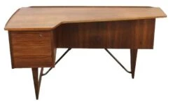 Peter Løvig Nielsen Boomerang Bureau 'Flovlev' Vintage Midcentury -Room Fold Zone 08c6495f c64c 49b0 910e a60351f2127e