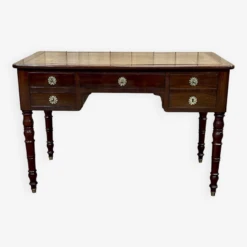 Restoration Desk In Mahogany And Leather Top From The 19th Century -Room Fold Zone 0b12a173 ff88 4eaf a01f d8e483eb4e53