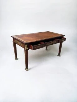Empire Style Mahogany Flat Desk - Return From Egypt Furnishing Mercier Frères In Paris -Room Fold Zone 0bcfe979 53f1 4972 9773 83088845d252