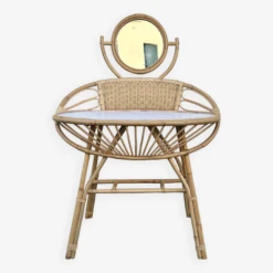 Anne Bamboo Dressing Table Vintage, 1960s 32 Anne Bamboo Dressing Table Vintage, 1960s -Room Fold Zone 0c25c958 07f4 42ab 9c73 7f845b2d4ae8