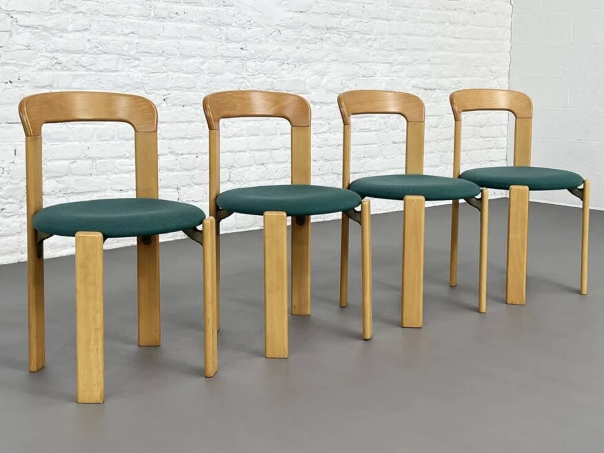 Set Of 4 Chairs And Round Dining Table Designed By Bruno Rey For Kusch&Co 14 Set Of 4 Chairs And Round Dining Table Designed By Bruno Rey For Kusch&Co - Image 12