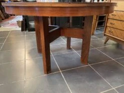 Round Dining Table -Aurora Izegem Model 4001 Belgium Scandinavian In Rio Rosewood + Extension -Room Fold Zone 0d753698 52c5 4b42 bd34 ba4fd9b31e70