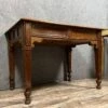 Superb Louis XVI Style Solid Oak Center Desk With Secret Drawers -Room Fold Zone 0e3d2948 1e97 420c 8278 e5870e9c45b7