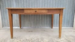 Old Rustic Farm Table, One Drawer -1m25 -Room Fold Zone 0f2b6400 2e60 4470 8f44 c5a190b0230a