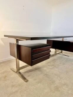 Vintage President Corner Desk In Rosewood Design By Gianni Moscatelli Vintage -Room Fold Zone 10ceca55 9437 477c a94a 8dd0783755be