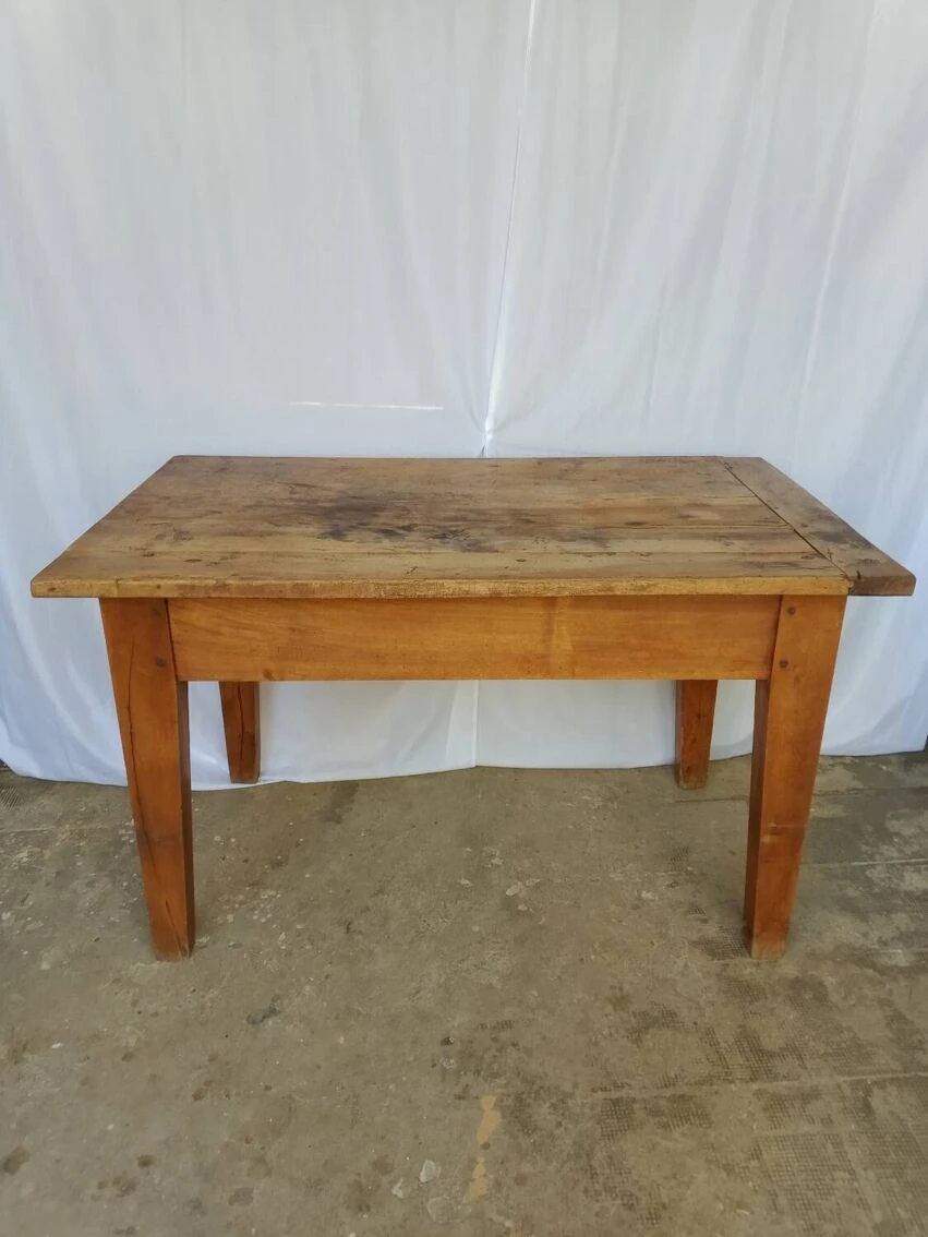 Old Trade Table With Two Drawers 8 Old Trade Table With Two Drawers - Image 6