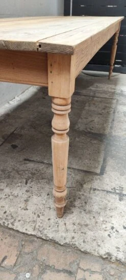 Old Large Raw Wood Farm Table -Room Fold Zone 12decc6f c093 4690 9418 91f828a822cf