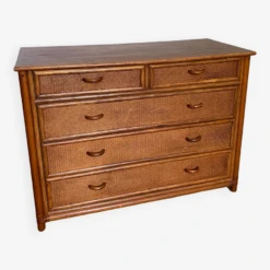 Vintage Rattan Chest Of Drawers -Room Fold Zone 15d25f13 15cd 412d 8a9e 995e57901845