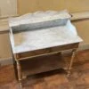 Dressing Table Or Dressing Table, Marble Top, Walnut Base, Louis Philip Style -Room Fold Zone 174a09b0 fa93 4179 8dfb 3d7209eaeb60