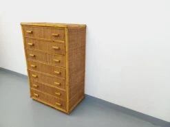 Vintage Chest Of Drawers In Rattan And Woven Rattan From The 70s -Room Fold Zone 1837c4d1 4a7f 4174 b4a7 1ea6faeb77d9