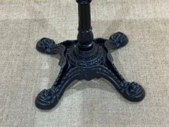 Modern Bistro Table, Cast Iron Base, Laminated Top -Room Fold Zone 192a5536 d26d 4db4 ba9b e0fe05889e89