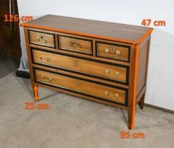 Property Chest Of Drawers In Solid Walnut, Louis XVI Period – Late 18th Century -Room Fold Zone 19c58632 98fa 48cf 8db0 fc861d816c66