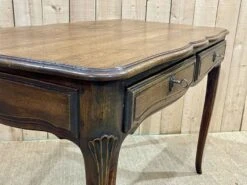 Louis XV Style Oak Desk Table From The Early 20th Century