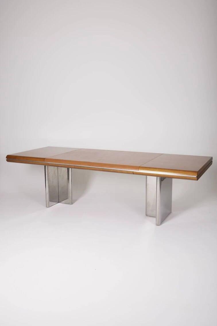 Hans Von Klier Leather And Wood Desk By Skipper, 1970s 9 Hans Von Klier Leather And Wood Desk By Skipper, 1970s - Image 7