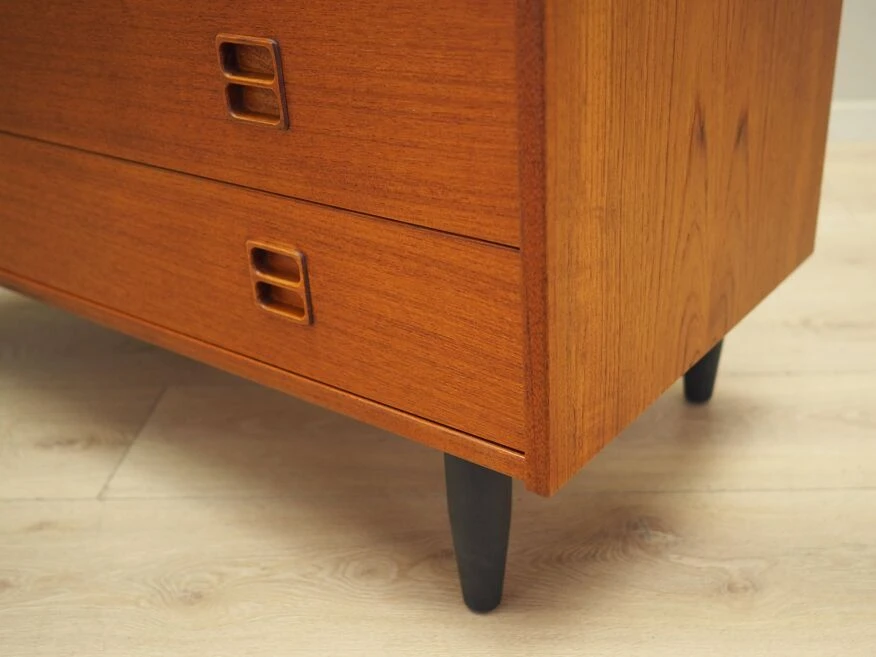 Teak Chest Of Drawers, Danish Design, 1970s, Production: Denmark 8 Teak Chest Of Drawers, Danish Design, 1970s, Production: Denmark - Image 6