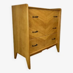 1950s Chest Of Drawers With Blond Wood Compass Foot -Room Fold Zone 1ff5faaf 056b 4dd5 82d4 9eab57116aac