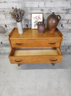 Vintage Chest Of Drawers With Compass Feet