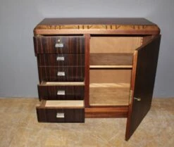 Art Deco Period Commode In Macassar Circa 1930 -Room Fold Zone 21d667eb e5a2 494d 8002 ae075cbec4cf