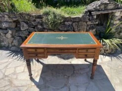 Flat Desk In Solid Oak Louis XVI Style 19th Century -Room Fold Zone 232f9893 4532 4e34 9ebd 1db55d9df150