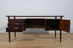 Mid-Century Freestanding Rosewood Desk, Denmark, 1960s -Room Fold Zone 23c3bd34 f73a 40e1 be88 ff41331240c2