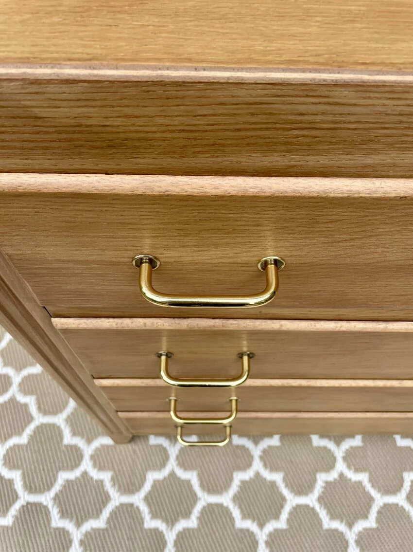 Restored Vintage 50s Chest Of Drawers 13 Restored Vintage 50s Chest Of Drawers - Image 11