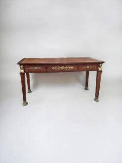 Empire Style Mahogany Flat Desk - Return From Egypt Furnishing Mercier Frères In Paris -Room Fold Zone 27d8a63c b15e 4d9f aa20 666a9a6b5816