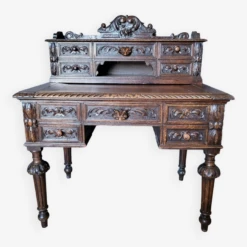 19th Century Renaissance Tiered Desk In Oak -Room Fold Zone 28b1bc0c 456d 49c6 b1a2 0d7f16006e79
