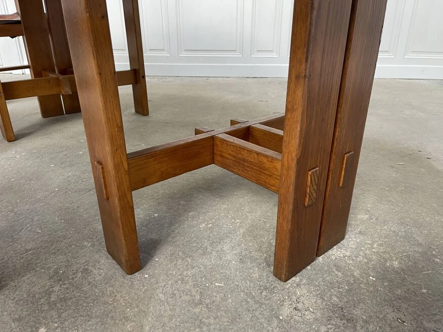 Vintage Round Table Maison Regain 7 Vintage Round Table Maison Regain - Image 5