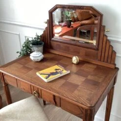 Vintage Art Deco Style Dressing Table -Room Fold Zone 2c91d965 be7d 4268 8309 dd75c5e00f73