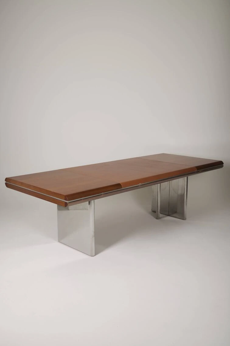 Hans Von Klier Leather And Wood Desk By Skipper, 1970s 12 Hans Von Klier Leather And Wood Desk By Skipper, 1970s - Image 10