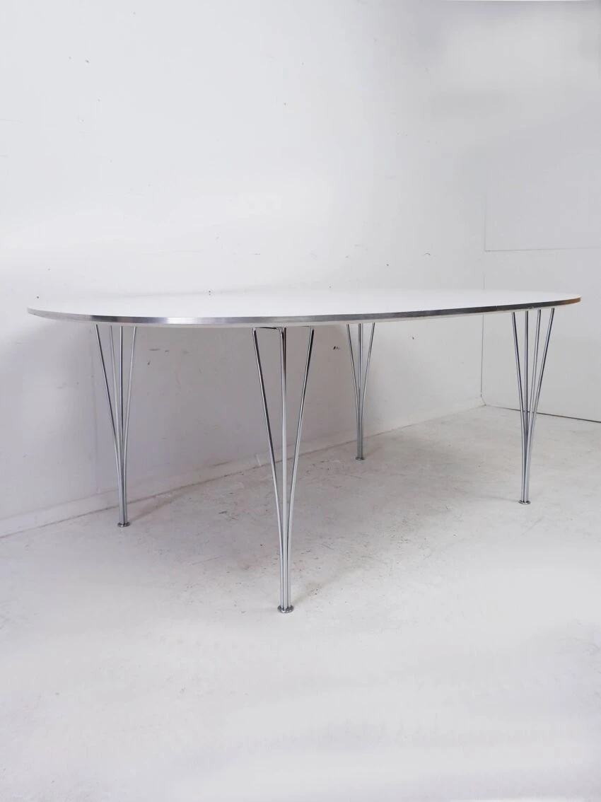 Superellipse Dining Table By Fritz Hansen, 1974 6 Superellipse Dining Table By Fritz Hansen, 1974 - Image 4