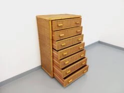Vintage Chest Of Drawers In Rattan And Woven Rattan From The 70s -Room Fold Zone 2da1bf0e a242 44f0 a5eb 3638171f3145