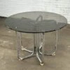 Vintage Italian Dining Table Smoke Glass -Room Fold Zone 2e86cdd6 00af 42df bb67 d6f86c616f85