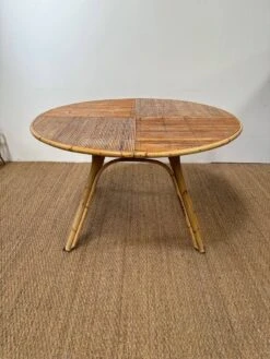 Audoux Minnet Style Rattan Dining Table -Room Fold Zone 2ea72b4a 0dc5 4cf2 8471 b929a3db331d