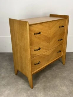 1950s Chest Of Drawers With Blond Wood Compass Foot -Room Fold Zone 2f25f1fa b8a8 4031 b6a8 ae08d8f913fd