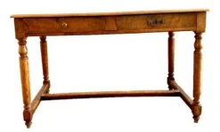 Louis XVI Style Flat Desk In Solid Oak 19th Century -Room Fold Zone 302edcab 01ed 40a0 a256 5ca54963b779