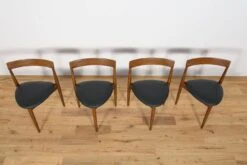 Mid-Century Teak Dining Table And Chairs Set By Hans Olsen For Frem Røjle, Denmark, 1950s, Set Of 5 -Room Fold Zone 31935b3d c71b 4cbf 939d b89c14ed3fd8