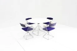 Delta Dining Room Set By Rudi Verelst For Novalux, 1974, Set Of 5 -Room Fold Zone 31b0e11b c8c9 4217 817a fa4f228f99d5