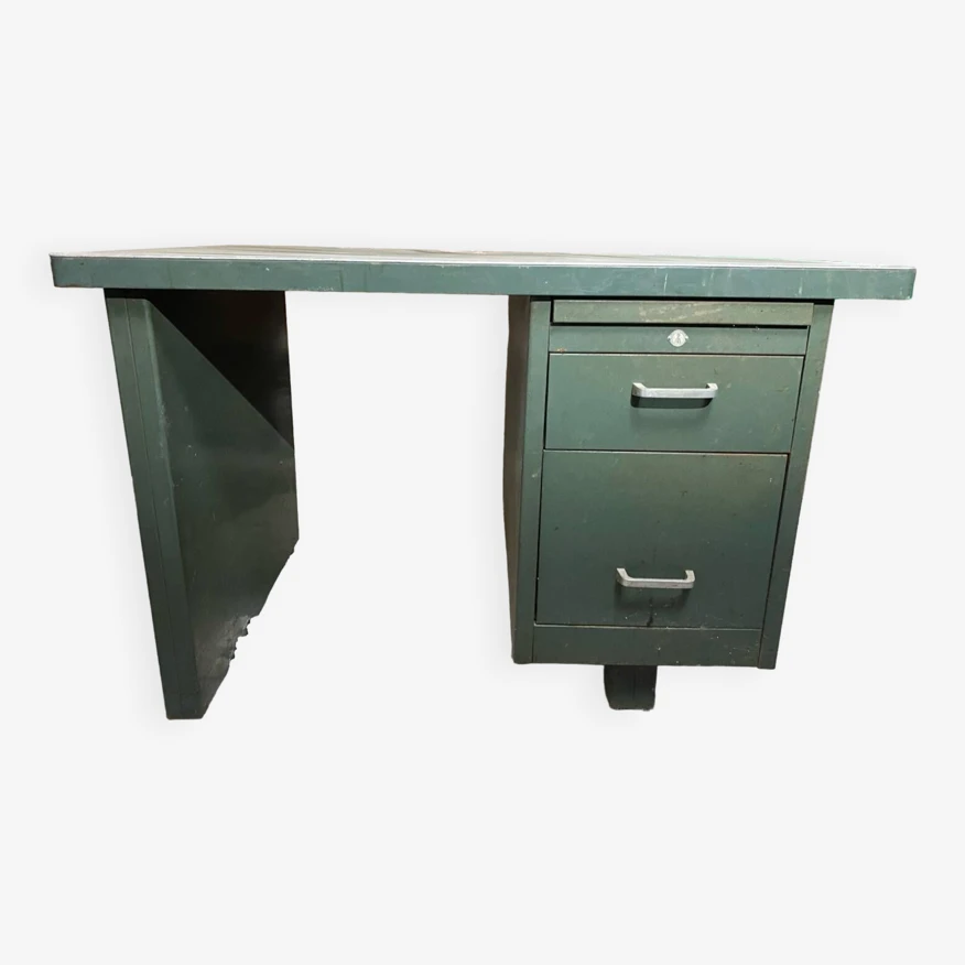 Stafor Industrial Vintage Metal Desk 9 Stafor Industrial Vintage Metal Desk - Image 7