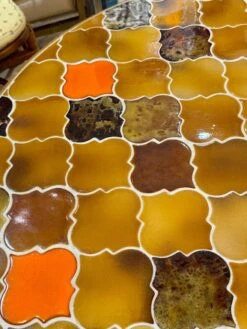 Vintage Rattan And Ceramic Dining Table -Room Fold Zone 33117775 f26a 463c baaa a30eaa6cb043