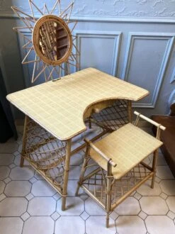 Rattan Dressing Table 1960 -Room Fold Zone 3414705e 6f62 43b9 aa5d 4e6c58e48c6b